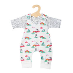 Strampler mit T-Shirt "Pinguin Pünktchen" Gr. 28-35 cm