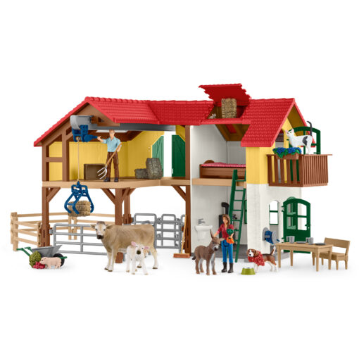 Bauernhaus mit Stall und Tieren – Bild 2