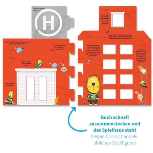 Buch & Spielhaus zum Aufstellen: Meine Feuerwehr – Bild 2