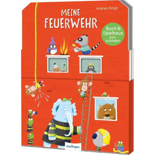 Buch & Spielhaus zum Aufstellen: Meine Feuerwehr