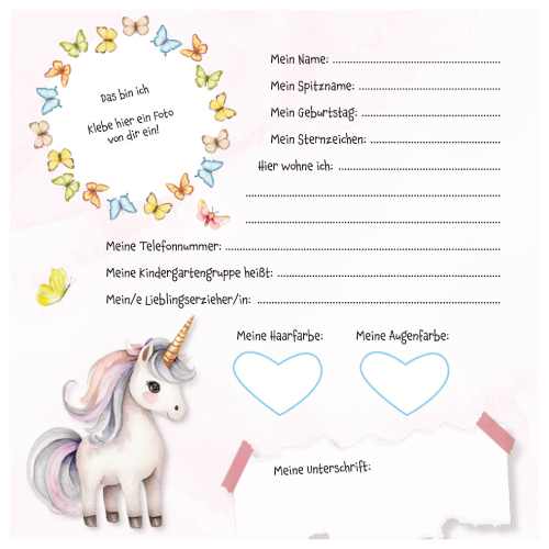 Meine Kindergarten-Freunde: Einhorn – Bild 2