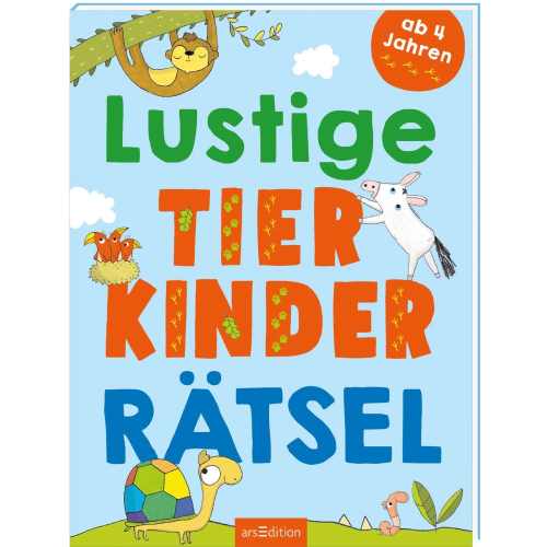 Lustige Tierkinder-Rätsel